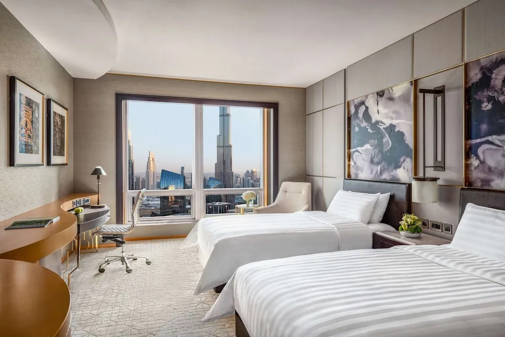 Deluxe Room, 2 Twin Beds, Burj View