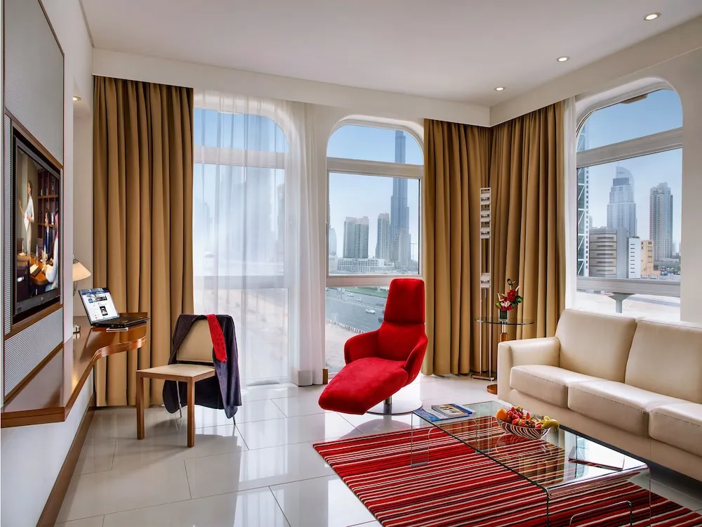 Süit, 2 Tek Kişilik Yatak (One Bedroom Burj Khalifa View)