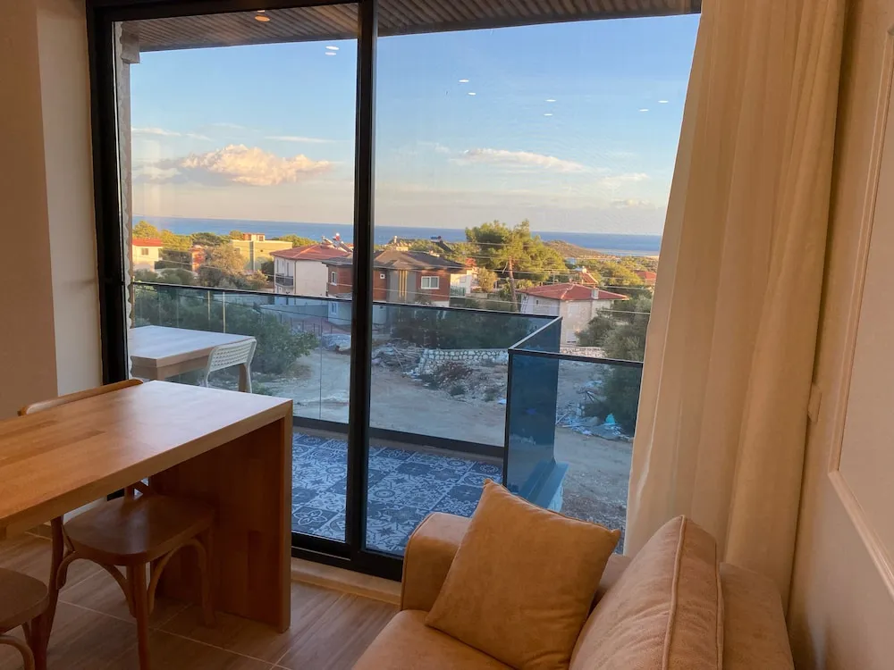 Classic Apart Daire, Balkon, Deniz Manzaralı