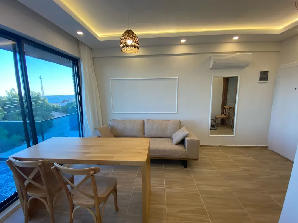 Classic Apart Daire, Balkon, Deniz Manzaralı