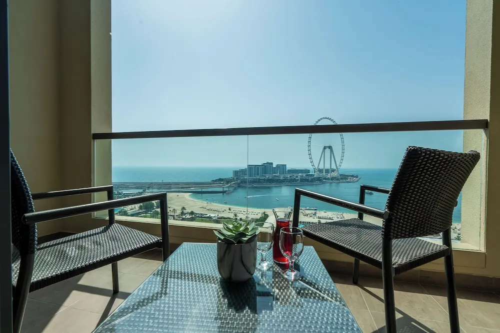 Oda, 2 Tek Kişilik Yatak, Balkon, Deniz Manzaralı (Ain Dubai)