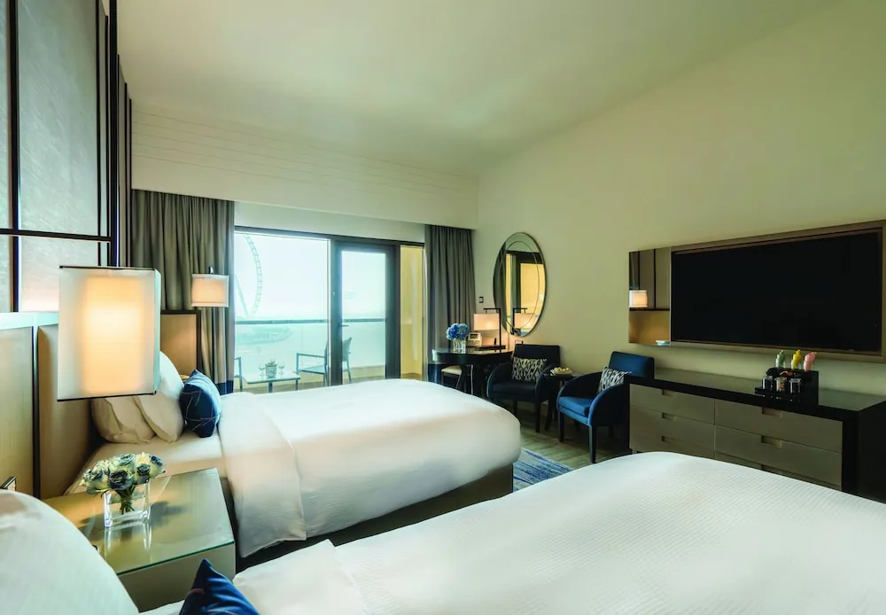 Oda, 2 Tek Kişilik Yatak, Balkon (Sea Front View)