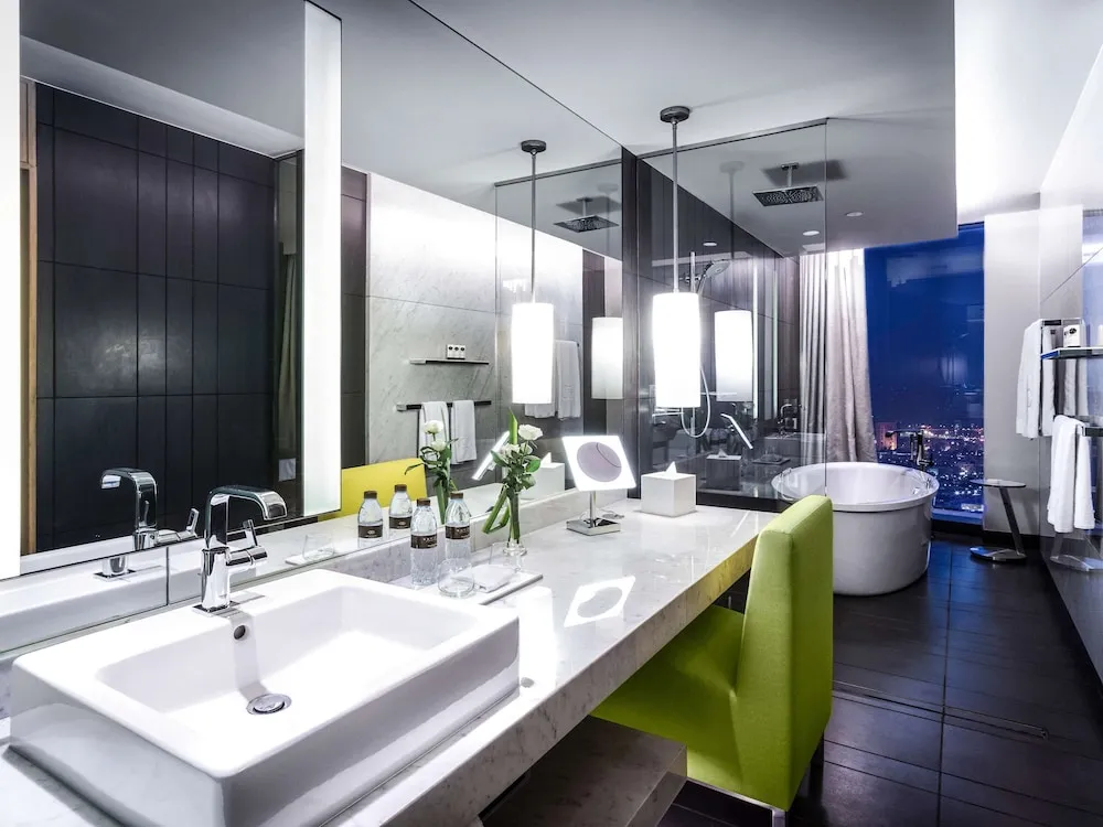 Luxury Oda, 2 Tek Kişilik Yatak, Club Dinlenme Salonu Girişi (Burj Khalifa View)
