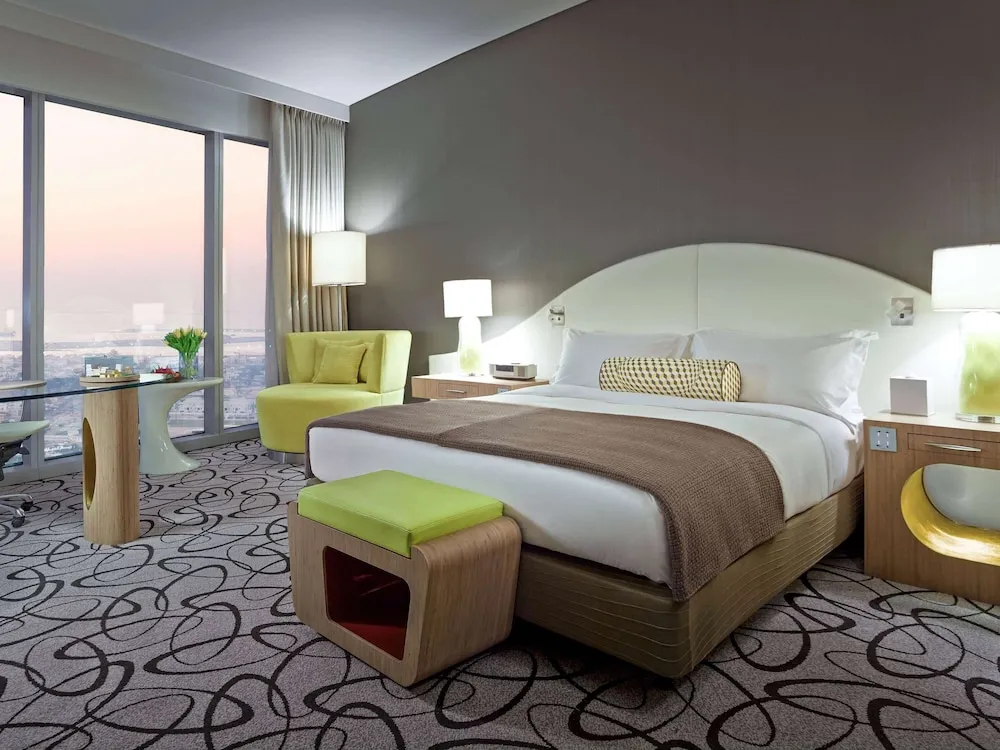 Luxury Oda, 2 Tek Kişilik Yatak, Club Dinlenme Salonu Girişi (Burj Khalifa View)