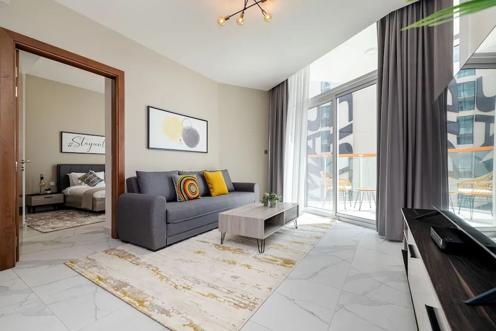 One Bedroom family apartment with Burj Khalifa View