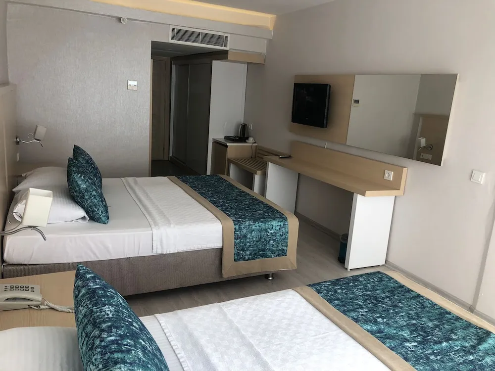 Standard Tek Büyük veya İki Ayrı Yataklı Oda, Balkon, Bahçe Manzaralı