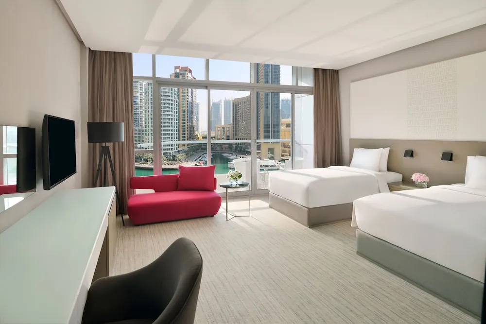 Premium Oda, 2 Tek Kişilik Yatak, Balkon, Marina Manzaralı