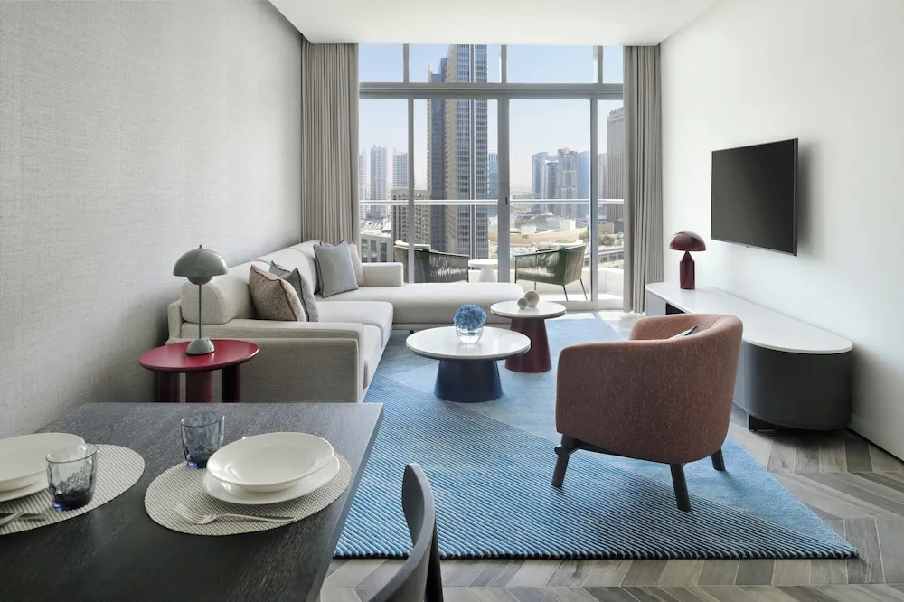 Oda, 3 Yatak Odası, Balkon, Marina Manzaralı (Residence)