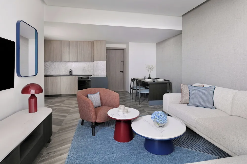 Oda, 2 Yatak Odası, Balkon (Residence, JBR View)