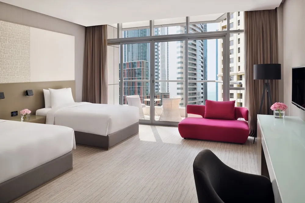 Premium Oda, 2 Tek Kişilik Yatak, Balkon