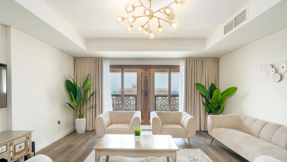 Luxury Apart Daire, 2 Yatak Odası, Deniz Manzaralı (Palm View)