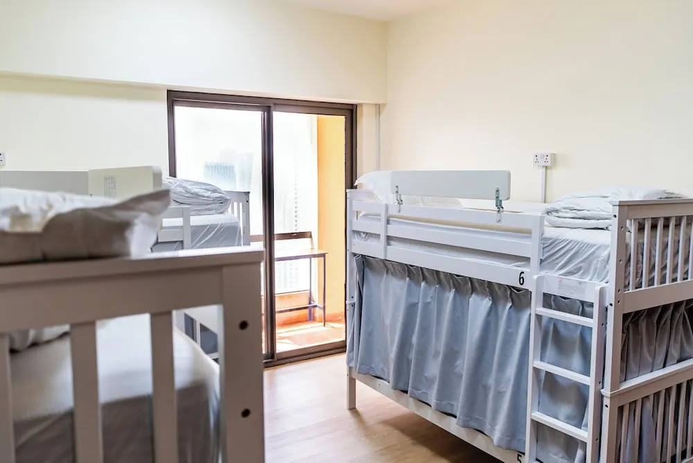 Bunk bed in Mixed Dormitory. Comfort Room, Balcony, City View
