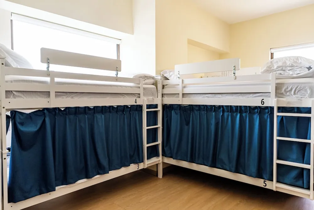 Bunk bed in Mixed Dormitory. Comfort Room, City View