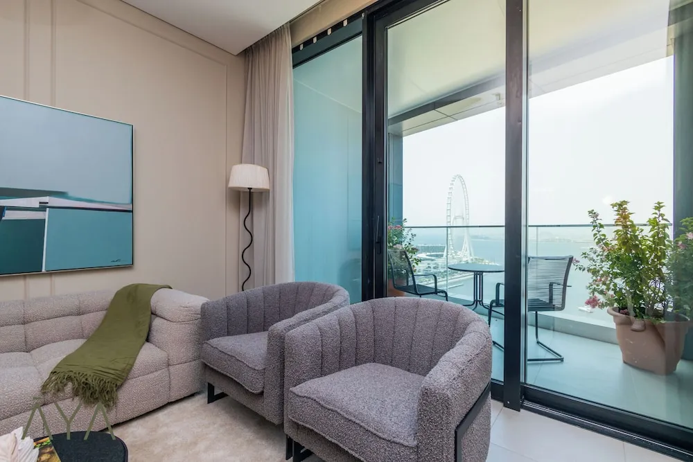 Design Apart Daire, Balkon, Deniz Manzaralı