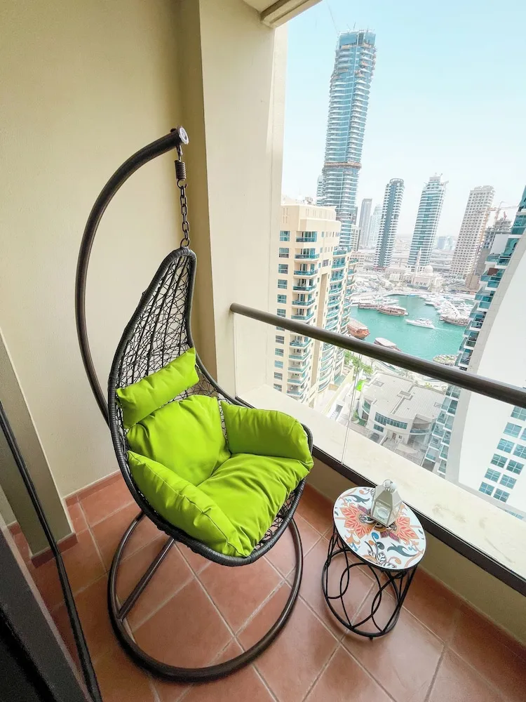 Deluxe Apart Daire, 2 Yatak Odası, Balkon, Marina Manzaralı