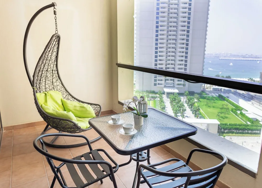 Deluxe Apart Daire, 2 Yatak Odası, Balkon, Kısmi Deniz Manzaralı
