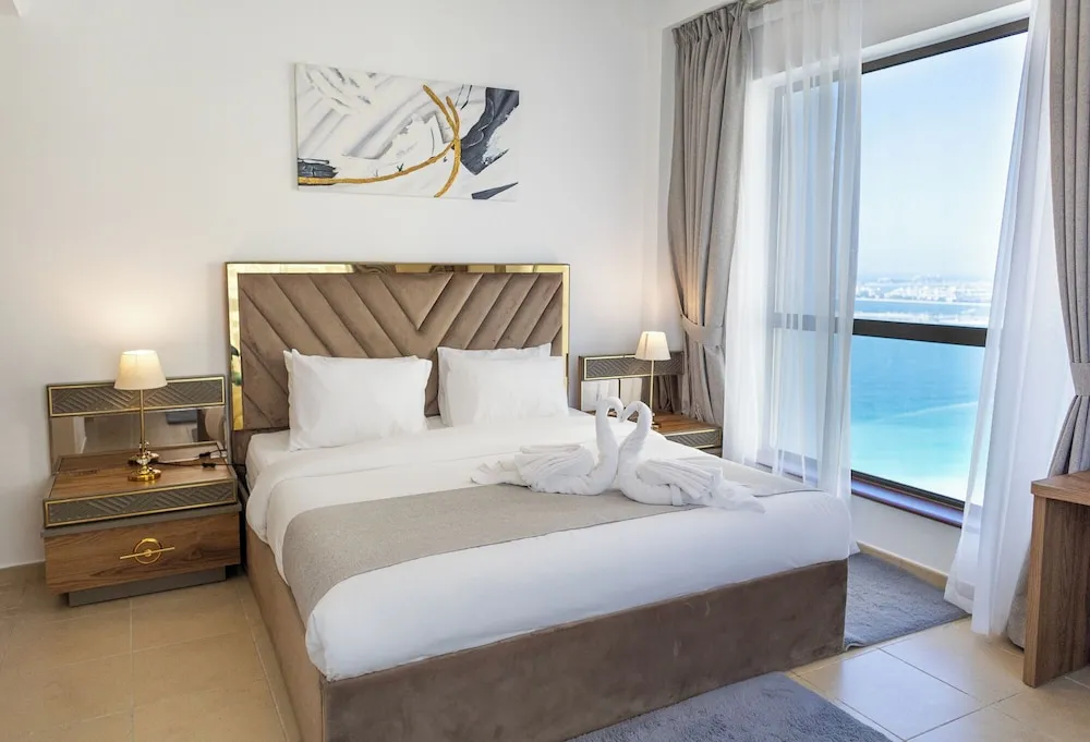 Deluxe Apart Daire, 2 Yatak Odası, Balkon, Marina Manzaralı