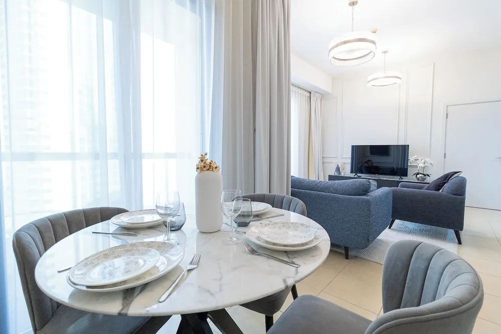 Deluxe Apart Daire, 1 Yatak Odası, Balkon, Marina Manzaralı