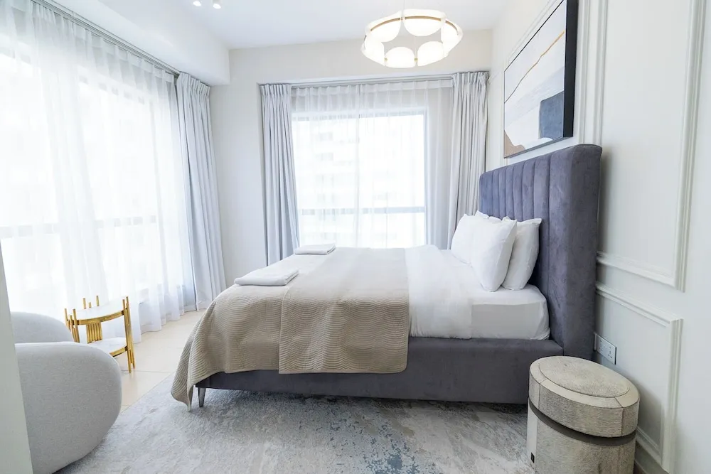 Deluxe Apart Daire, 1 Yatak Odası, Balkon, Marina Manzaralı