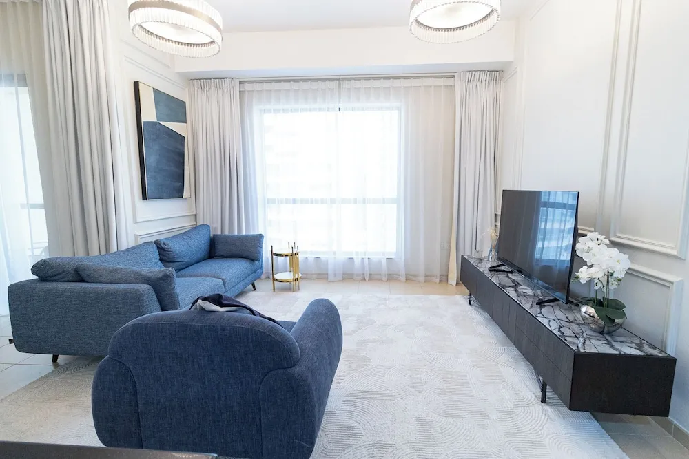 Deluxe Apart Daire, 1 Yatak Odası, Balkon, Marina Manzaralı