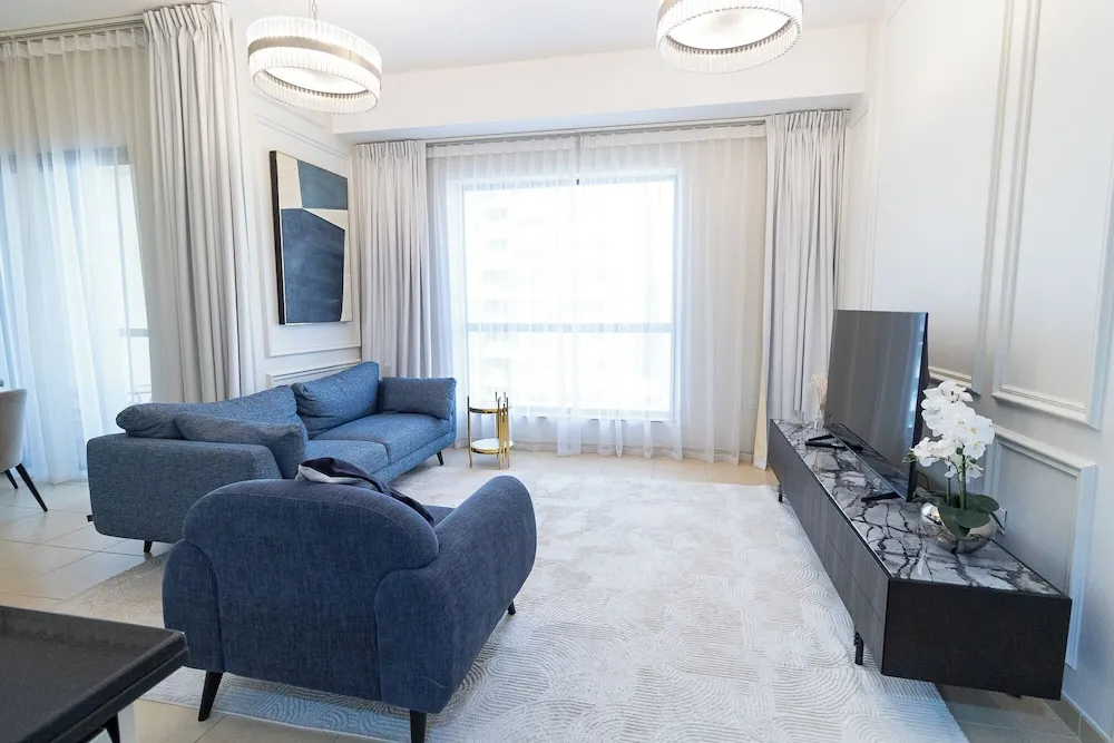 Deluxe Apart Daire, 1 Yatak Odası, Balkon, Marina Manzaralı