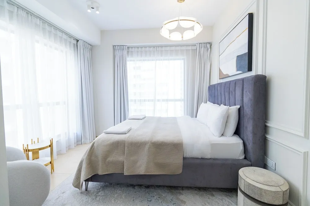 Deluxe Apart Daire, 1 Yatak Odası, Balkon, Marina Manzaralı