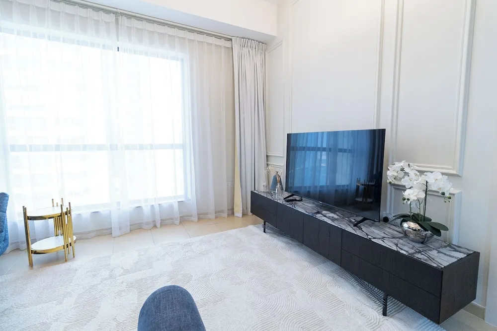 Deluxe Apart Daire, 1 Yatak Odası, Balkon, Marina Manzaralı