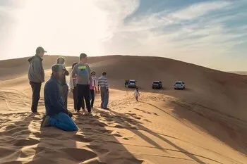 Overnight Campsite Stay in Desert