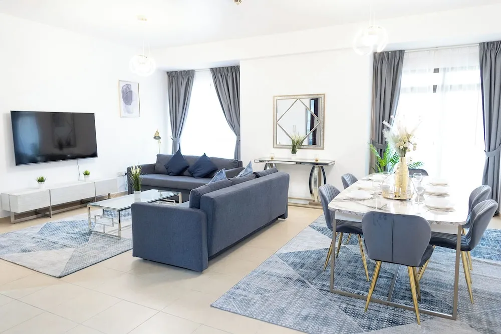 Deluxe Apart Daire, 2 Yatak Odası, Balkon, Marina Manzaralı