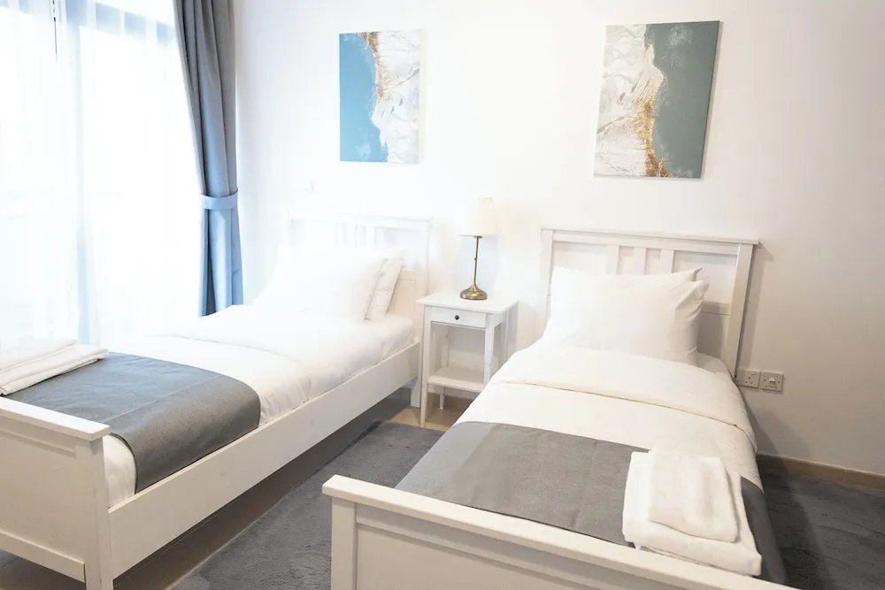 Deluxe Apart Daire, 2 Yatak Odası, Balkon, Marina Manzaralı