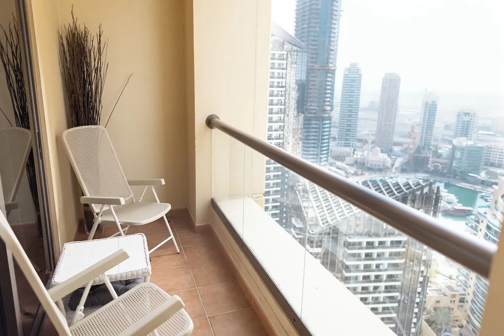 Deluxe Apart Daire, 2 Yatak Odası, Balkon, Marina Manzaralı