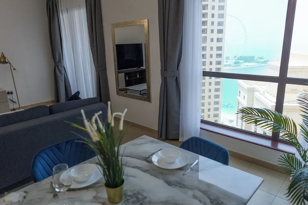 Deluxe Apart Daire, 2 Yatak Odası, Balkon, Marina Manzaralı