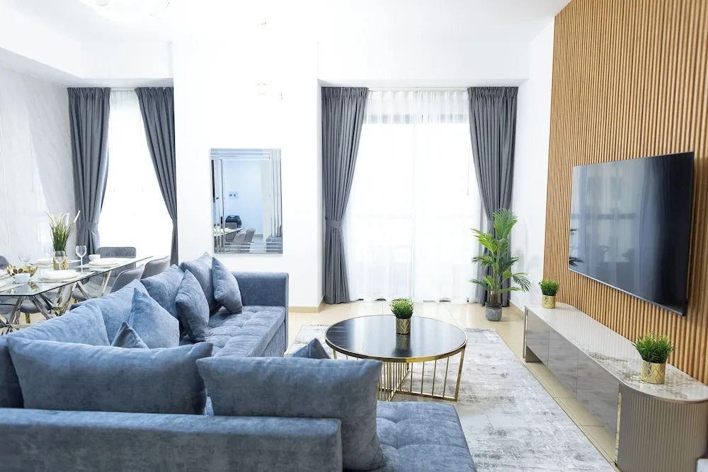 Deluxe Apart Daire, 1 Yatak Odası, Balkon, Marina Manzaralı