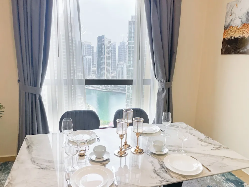 Deluxe Apart Daire, 1 Yatak Odası, Balkon, Marina Manzaralı