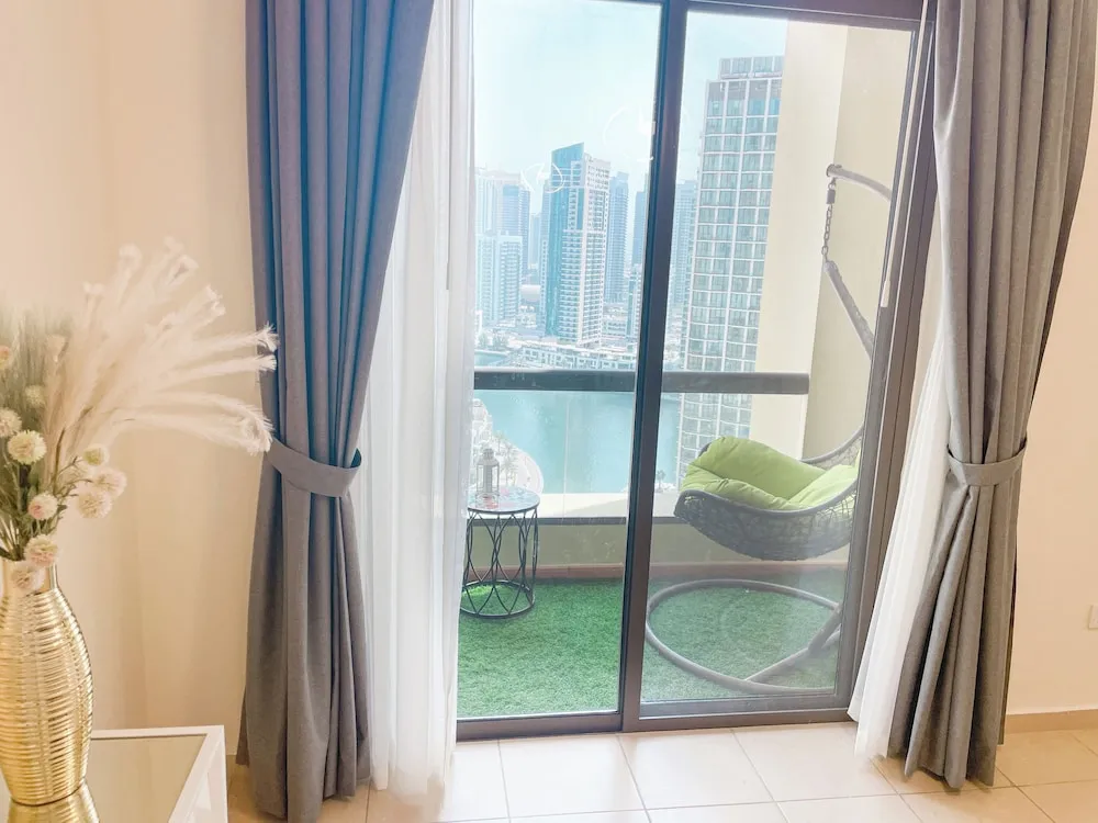 Deluxe Apart Daire, 1 Yatak Odası, Balkon, Marina Manzaralı