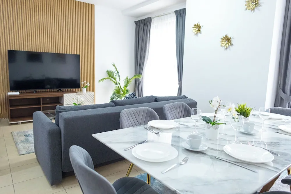Deluxe Apart Daire, 1 Yatak Odası, Balkon, Marina Manzaralı