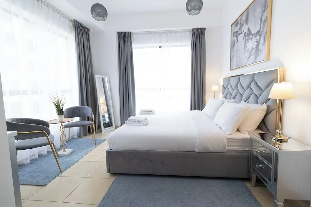 Deluxe Apart Daire, 1 Yatak Odası, Balkon, Marina Manzaralı