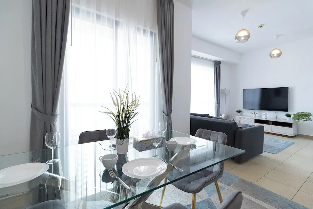 Deluxe Apart Daire, 1 Yatak Odası, Balkon, Marina Manzaralı