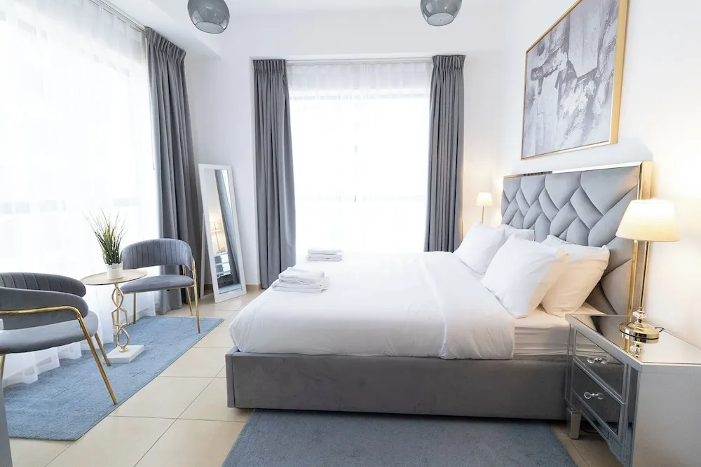 Deluxe Apart Daire, 1 Yatak Odası, Balkon, Marina Manzaralı