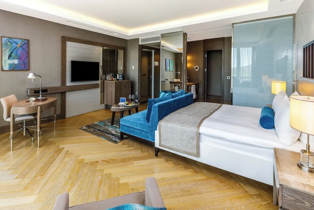 Deluxe Tek Büyük Yataklı Oda, Kısmi Deniz Manzaralı