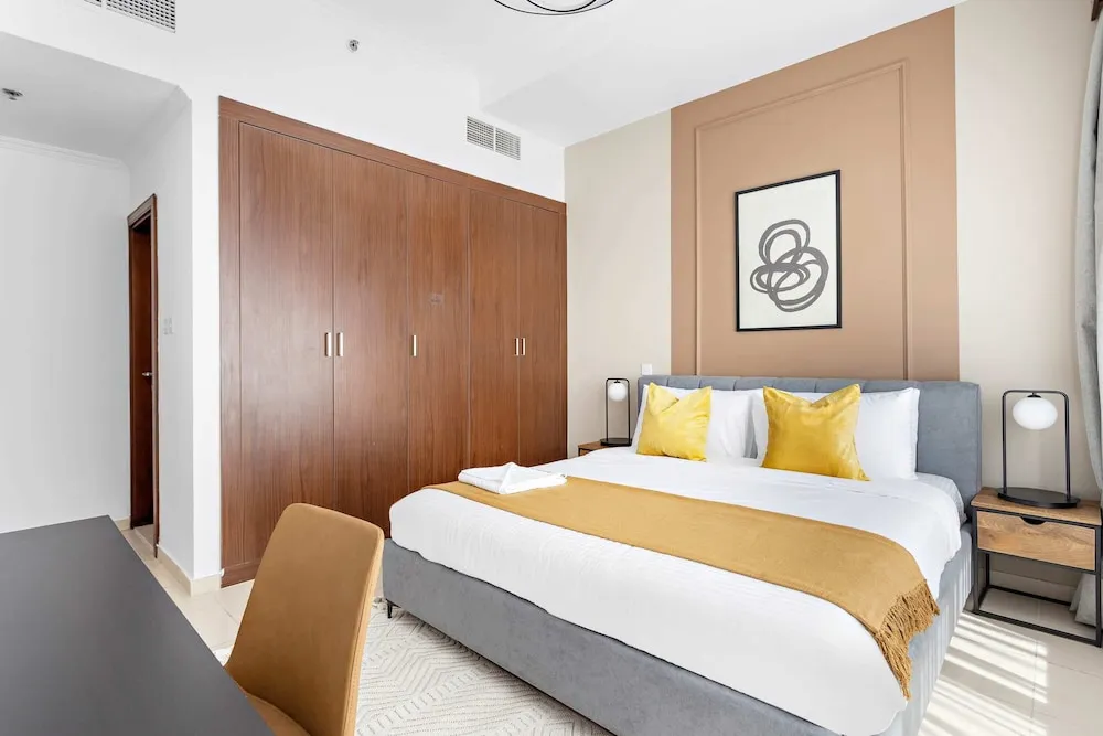 Design Apart Daire, 1 En Büyük (King) Boy Yatak, Balkon
