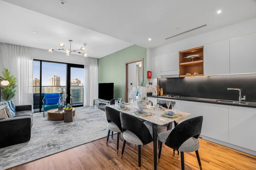 Luxury Apart Daire, 2 Yatak Odası, Sigara İçilmez, Marina Manzaralı