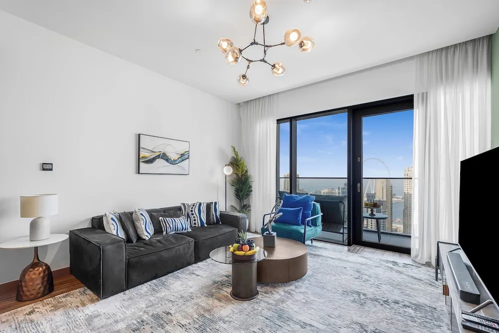 Luxury Apart Daire, 2 Yatak Odası, Sigara İçilmez, Marina Manzaralı