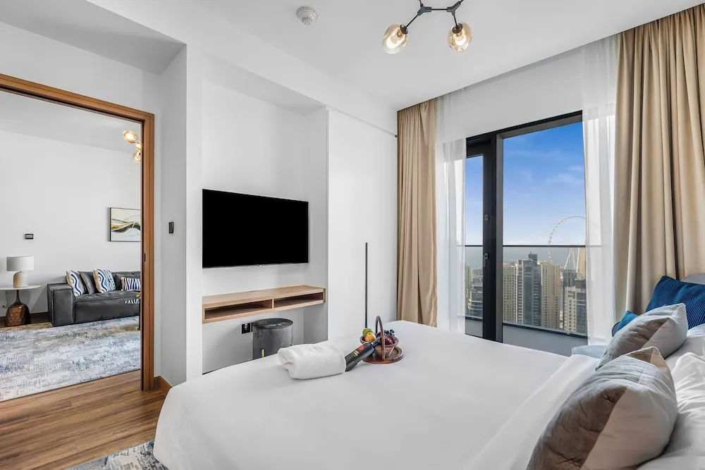 Luxury Apart Daire, 2 Yatak Odası, Sigara İçilmez, Marina Manzaralı