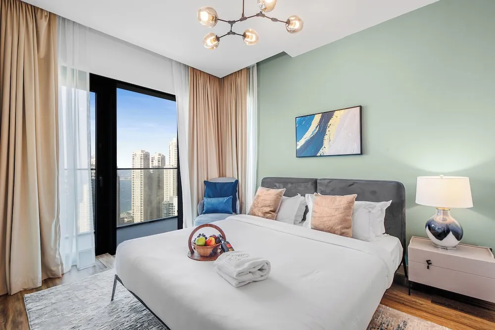 Luxury Apart Daire, 2 Yatak Odası, Sigara İçilmez, Marina Manzaralı