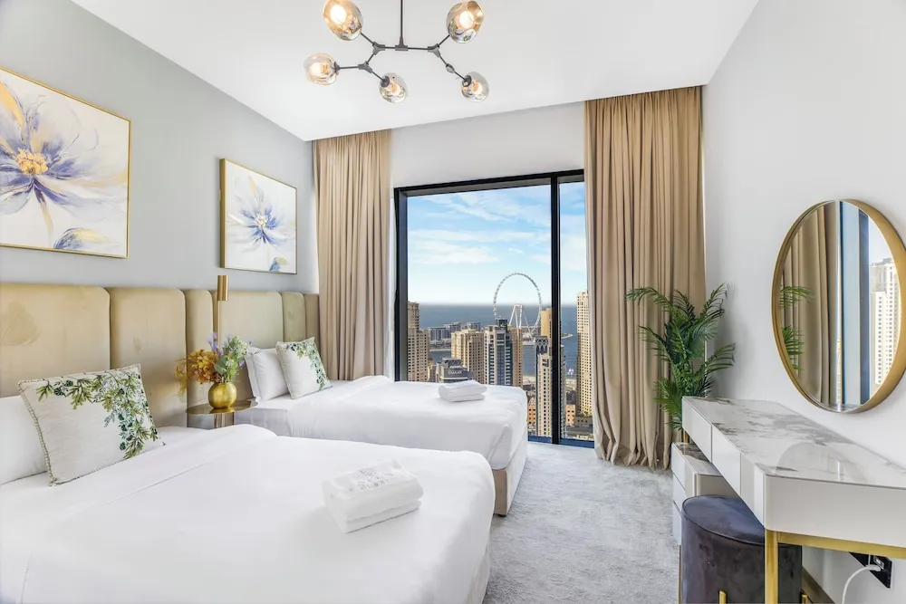 Luxury Apart Daire, 3 Yatak Odası, Sigara İçilmez, Marina Manzaralı