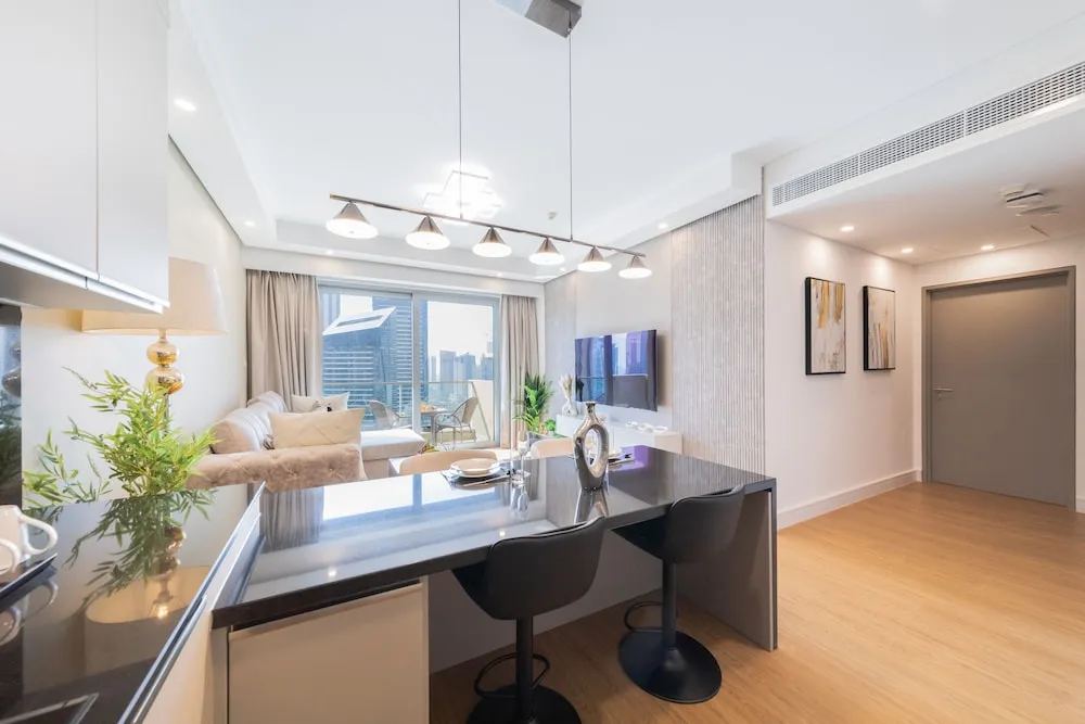 Luxury Apart Daire, 1 Yatak Odası, Sigara İçilmez, Marina Manzaralı