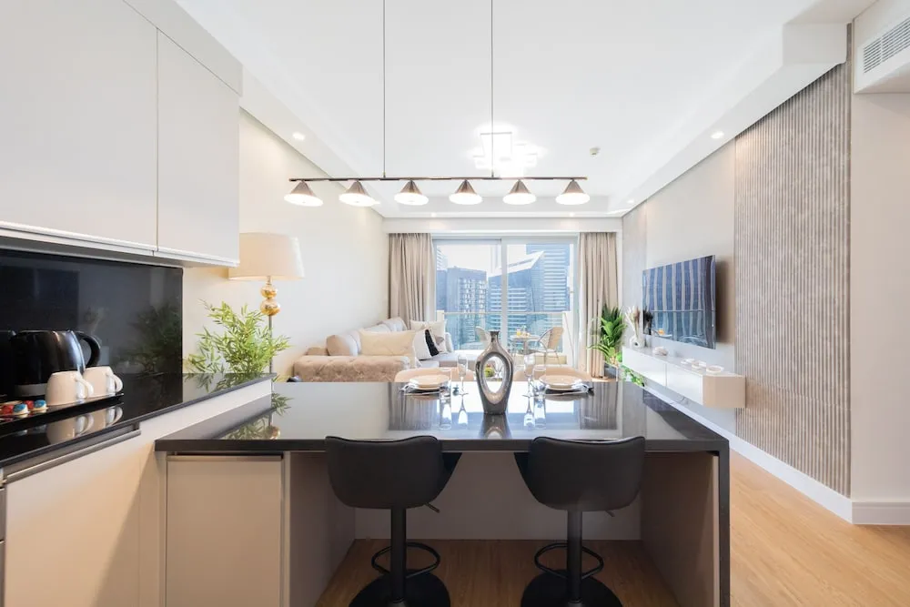 Luxury Apart Daire, 1 Yatak Odası, Sigara İçilmez, Marina Manzaralı