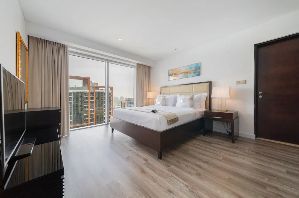 Premium Apart Daire, 1 Yatak Odası, Sigara İçilmez, Marina Manzaralı
