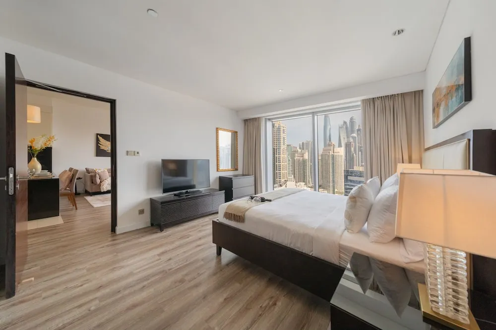 Premium Apart Daire, 1 Yatak Odası, Sigara İçilmez, Marina Manzaralı